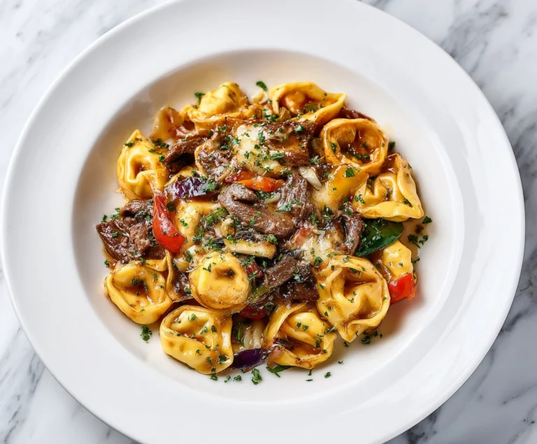 philly cheesesteak tortellini