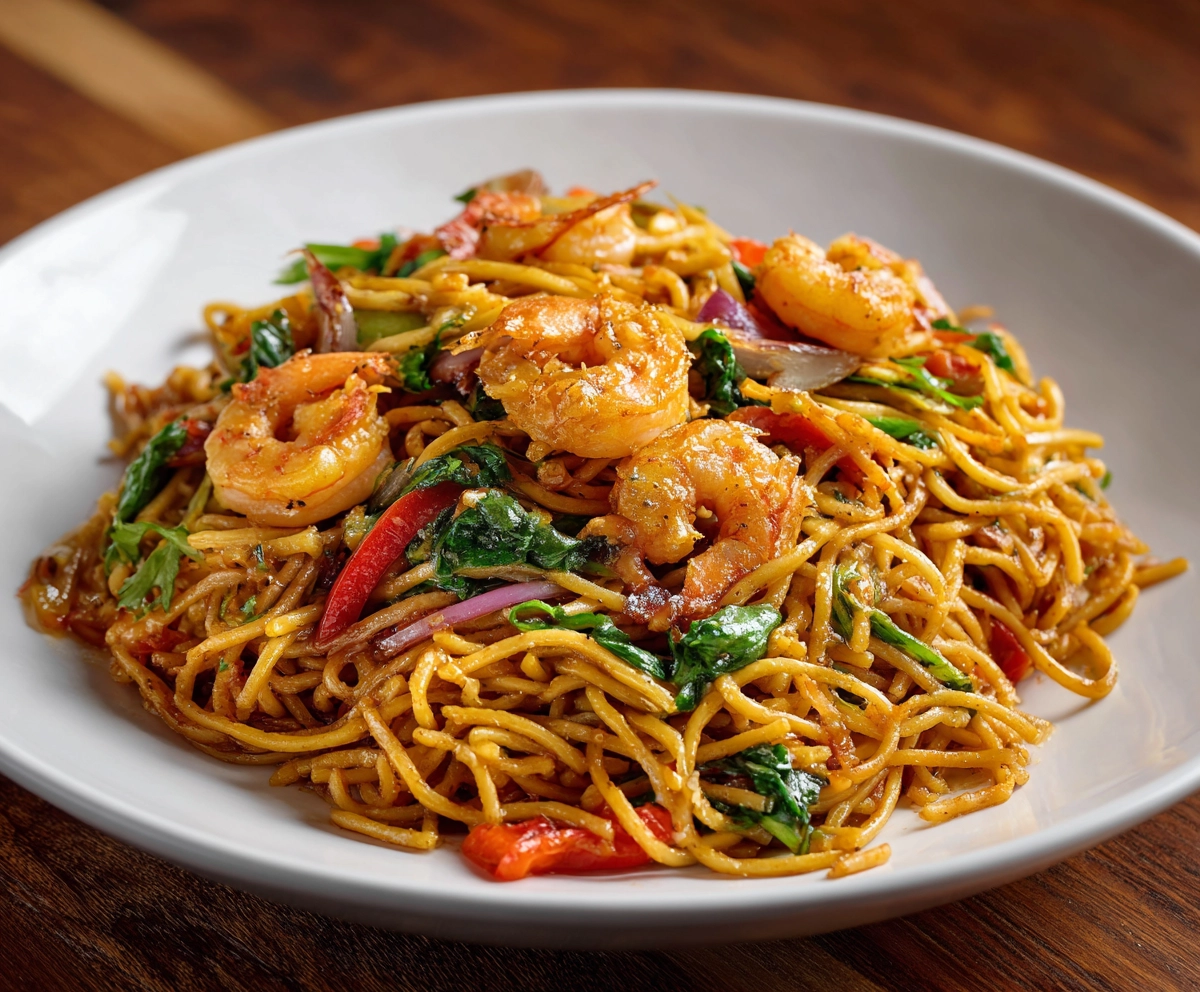 shrimp lo mein recipe