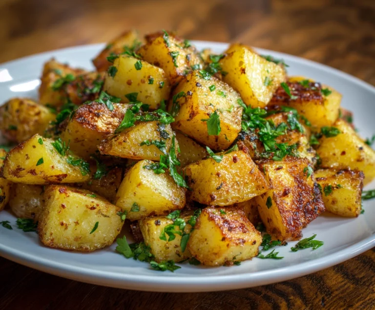 simple pan fried diced potatoes