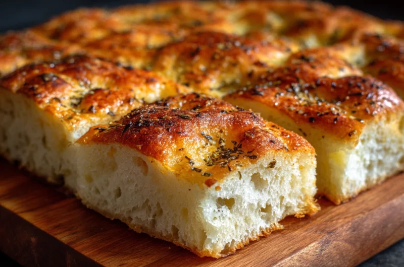 Sourdough Focaccia with Soft Airy Texture