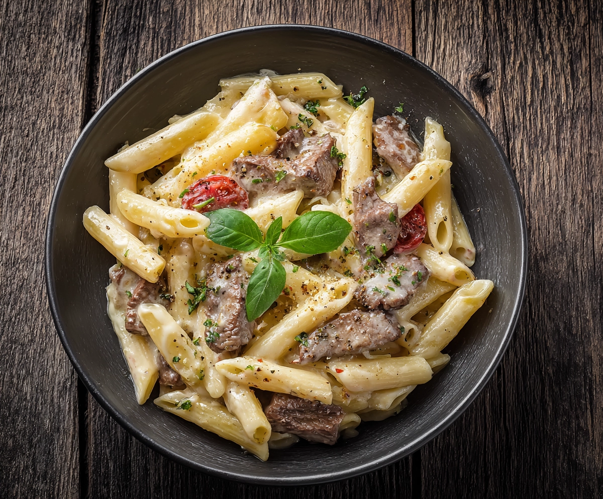 steak pasta easy