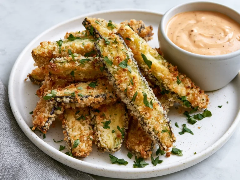 Baked Eggplant Fries Recipe