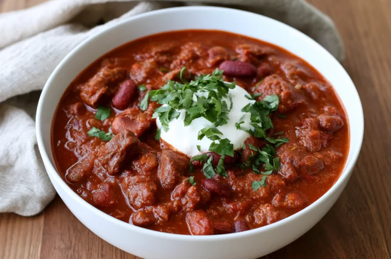 Bold Beef Chili Recipe