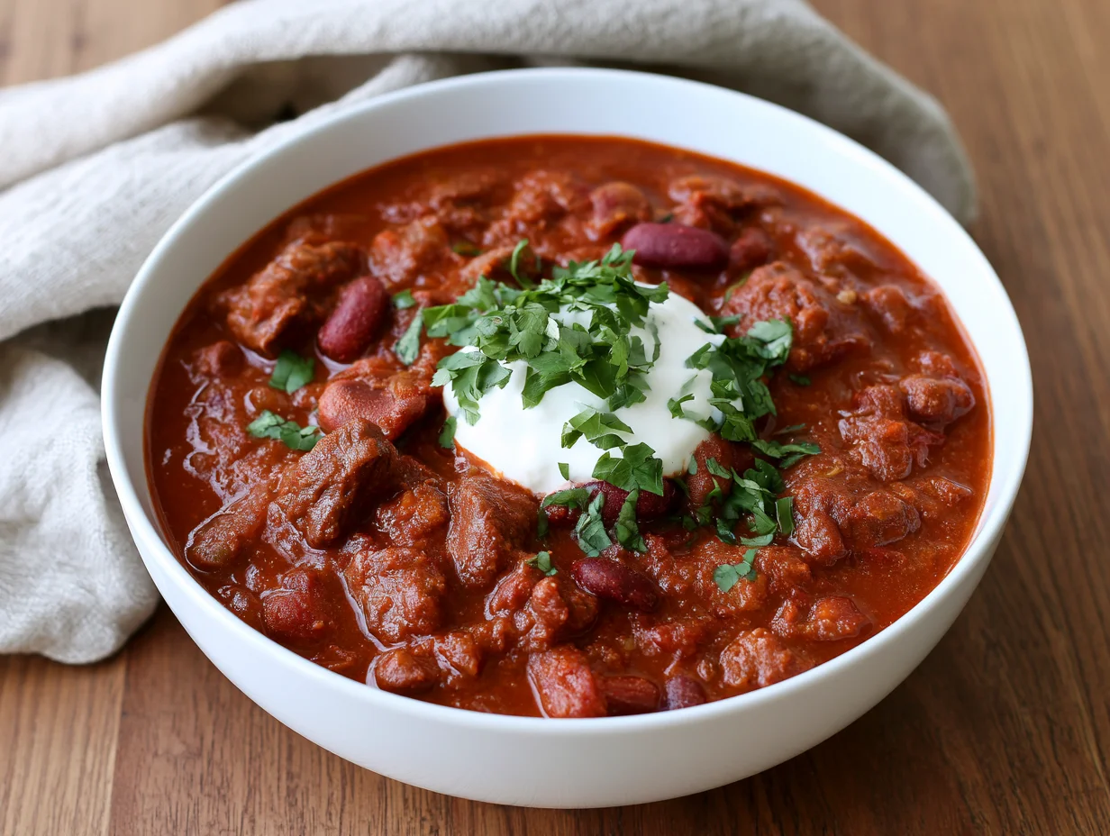 Bold Beef Chili Recipe