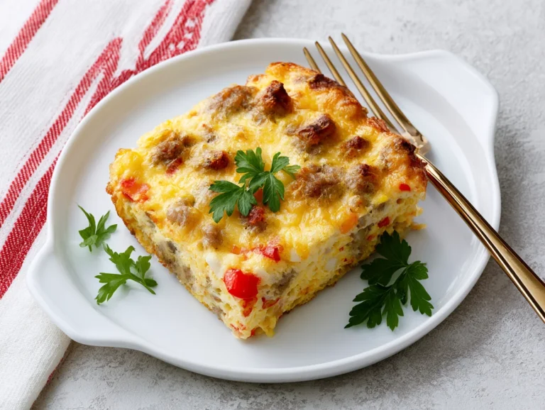 Breakfast Sausage Egg Casserole Recipe