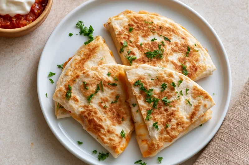 Cheesy Chicken Quesadilla Recipe