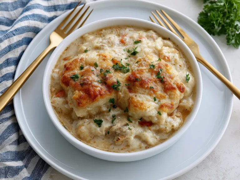 Chicken Cobbler Casserole Recipe