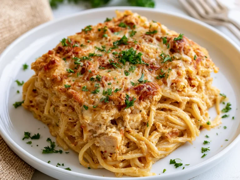 Chicken Spaghetti Casserole Recipe