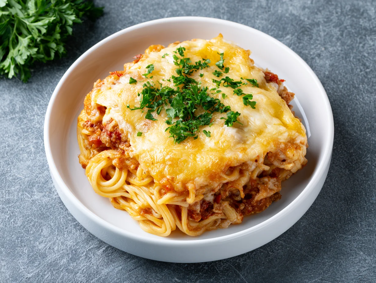 Classic Spaghetti Pie Recipe