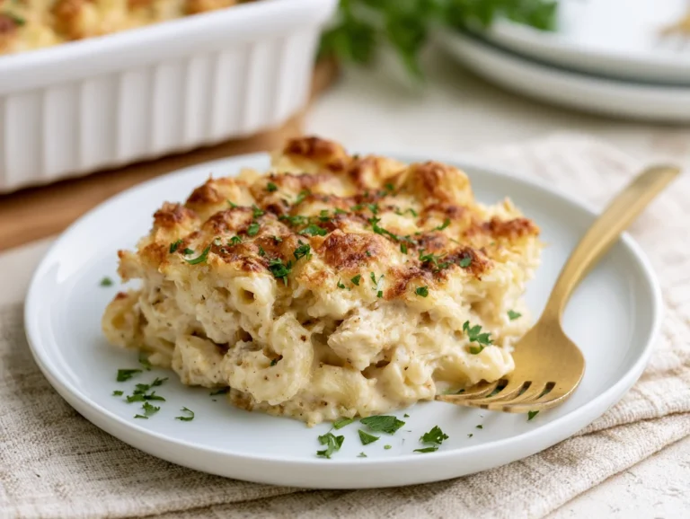 Creamy Chicken Pasta Casserole Recipe