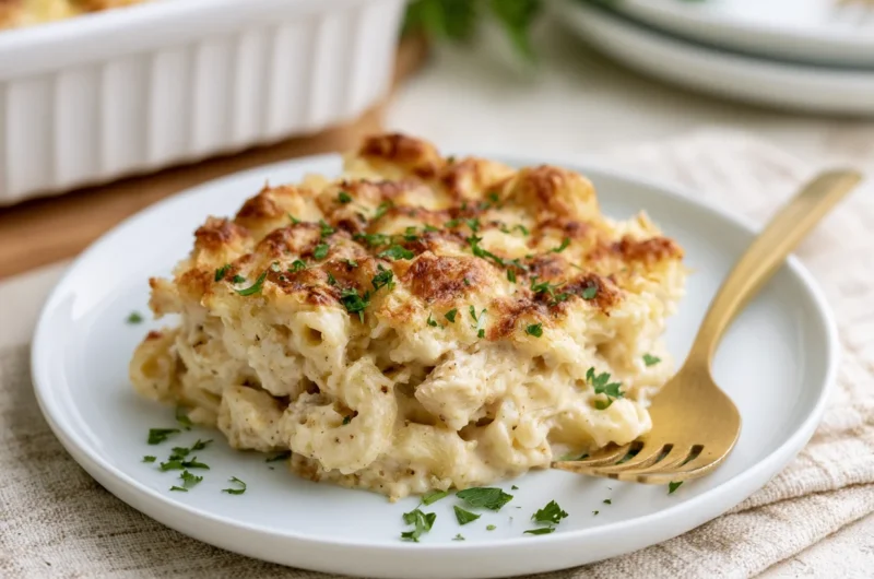 Creamy Chicken Pasta Casserole Recipe