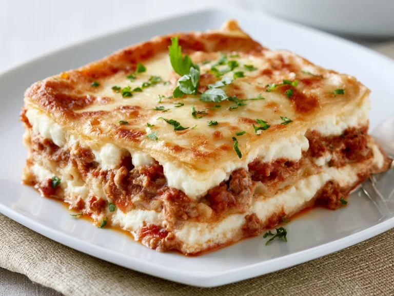 Creamy Lasagna with Cottage Cheese Recipe