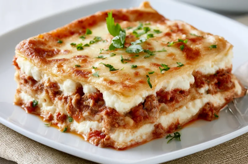 Creamy Lasagna with Cottage Cheese Recipe