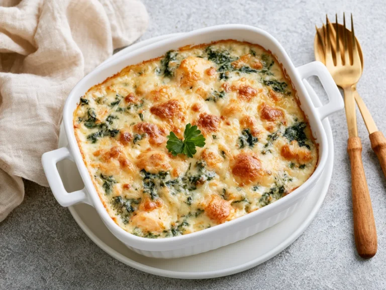 Creamy Spinach Chicken Casserole Recipe