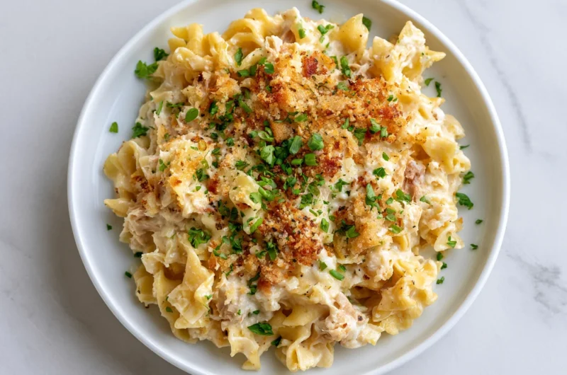 Creamy Tuna Noodle Casserole Recipe