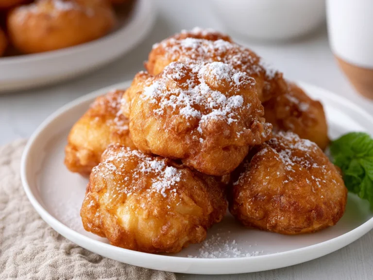 Crispy Apple Fritters Recipe