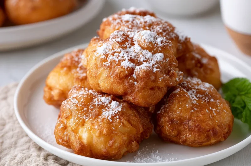 Crispy Apple Fritters Recipe