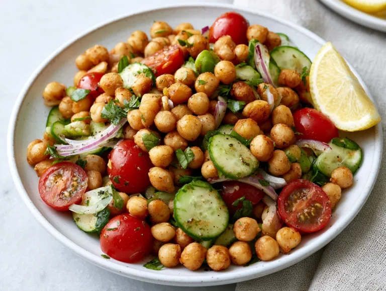 Crispy Chickpea Salad Recipe
