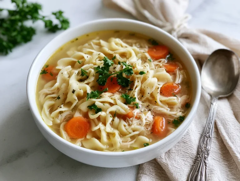 Easy Chicken Noodle Soup Recipe