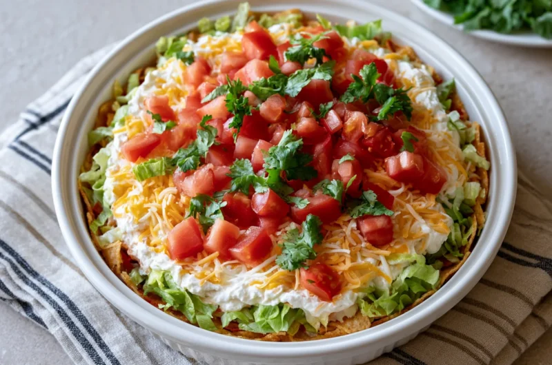 Easy Layered Taco Dip Recipe