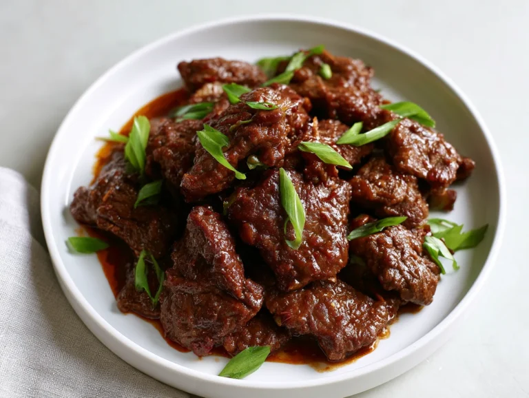 Easy Mongolian Beef Recipe