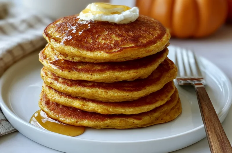 Fluffy Pumpkin Pancakes Recipe