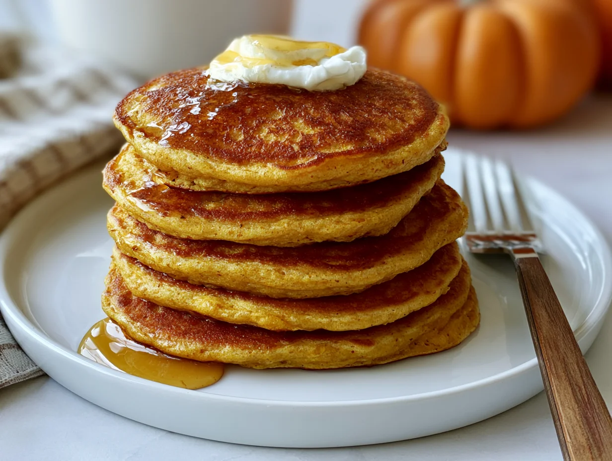 Fluffy Pumpkin Pancakes Recipe