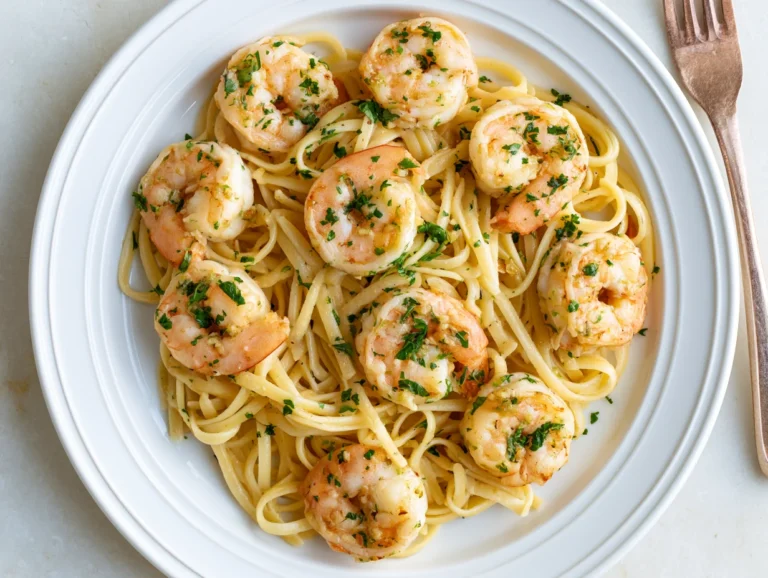 Garlic Shrimp Linguine Recipe
