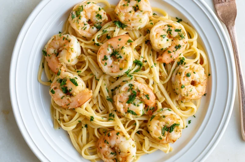 Garlic Shrimp Linguine Recipe