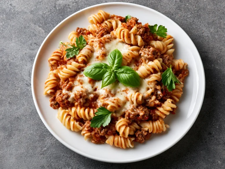 Ground Beef Pasta Casserole Recipe