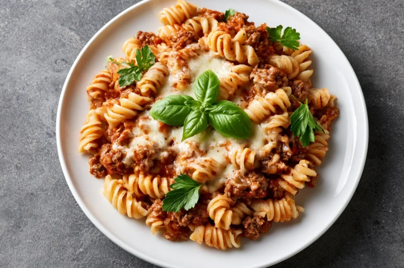 Ground Beef Pasta Casserole Recipe