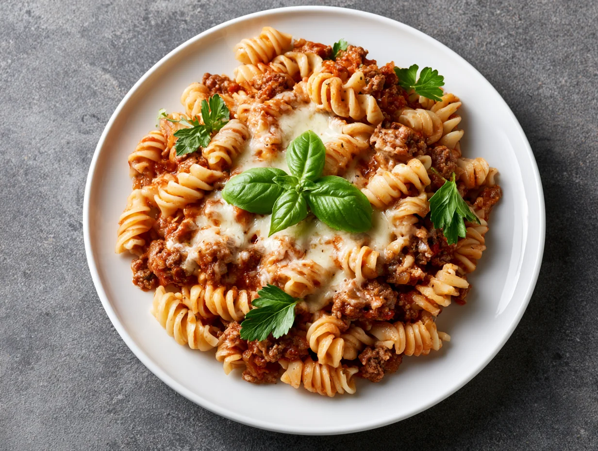 Ground Beef Pasta Casserole Recipe