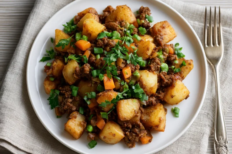 Ground Beef and Potato Skillet Recipe