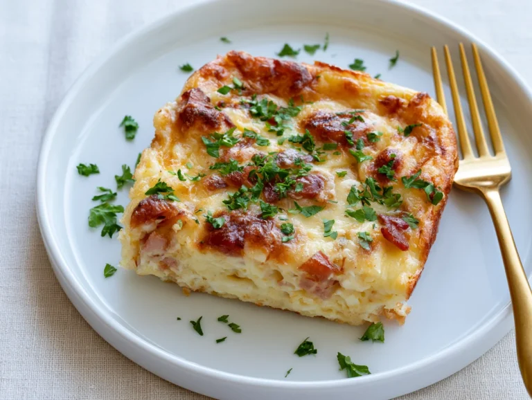 Ham and Cheese Breakfast Casserole Recipe