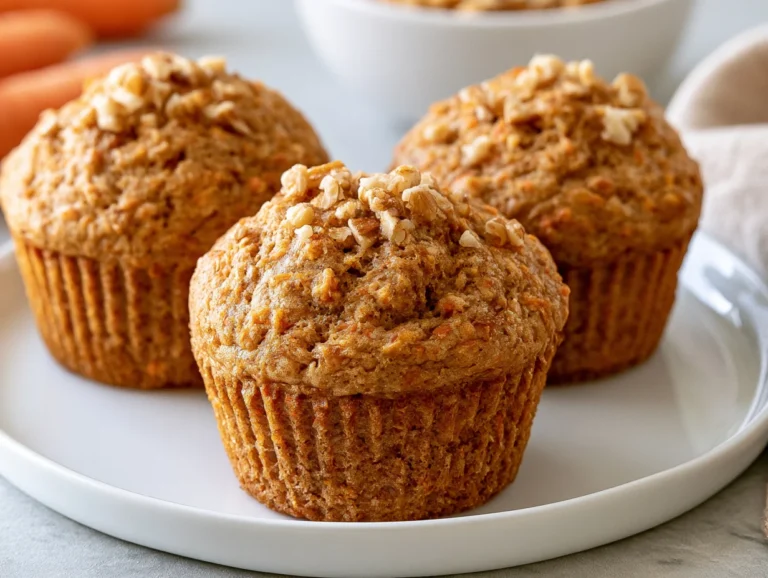Healthy Carrot Cake Muffins Recipe