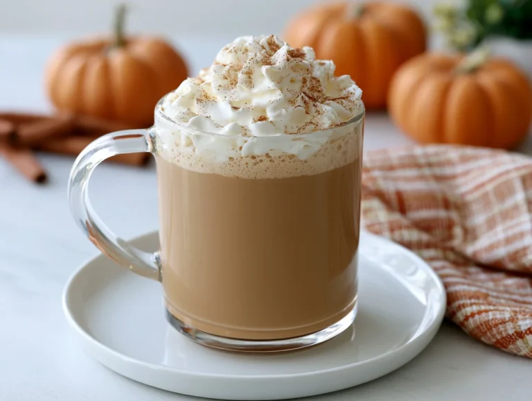 Homemade Pumpkin Spice Latte Recipe