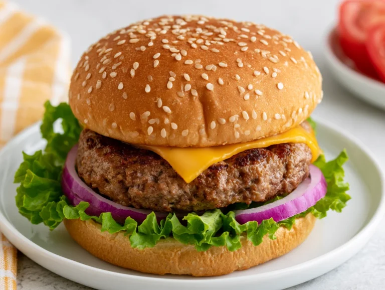 Juicy Homemade Burger Patty Recipe