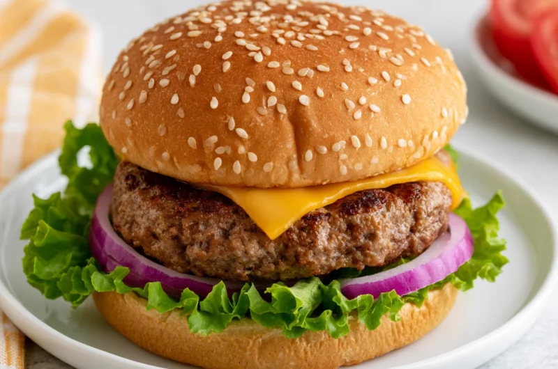 Juicy Homemade Burger Patty Recipe