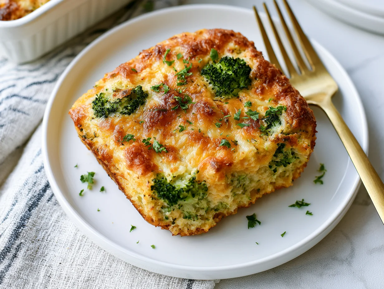 Low-Carb Broccoli and Cheddar Casserole Recipe