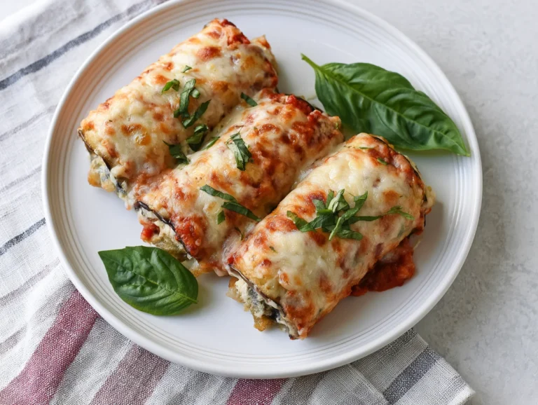 Low-Carb Eggplant Rollatini Recipe