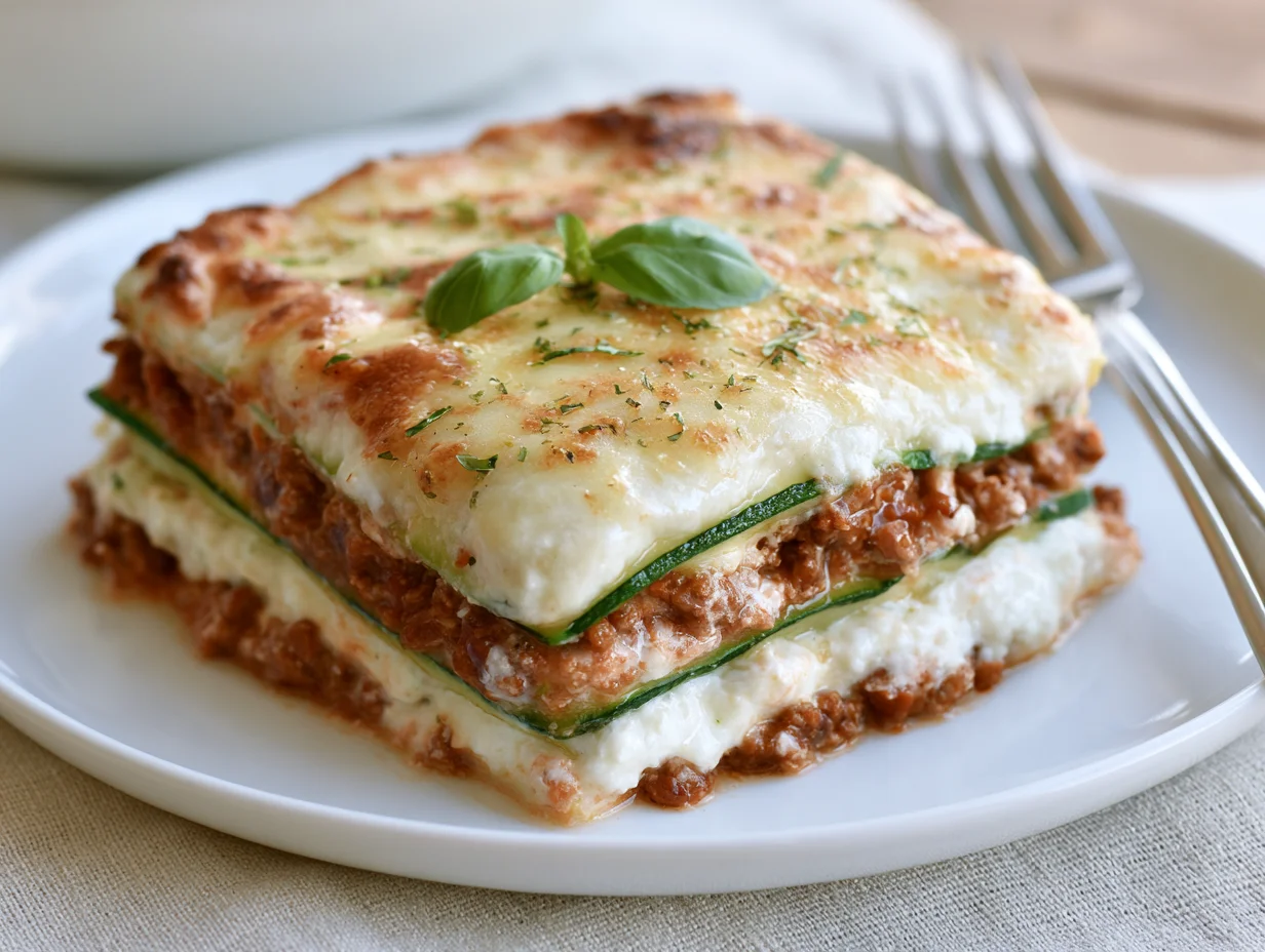 Low-Carb Zucchini Lasagna Recipe