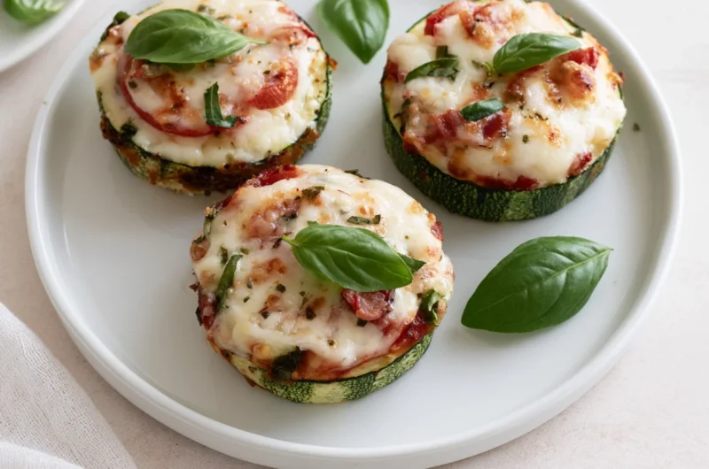 Low-Carb Zucchini Pizza Bites Recipe