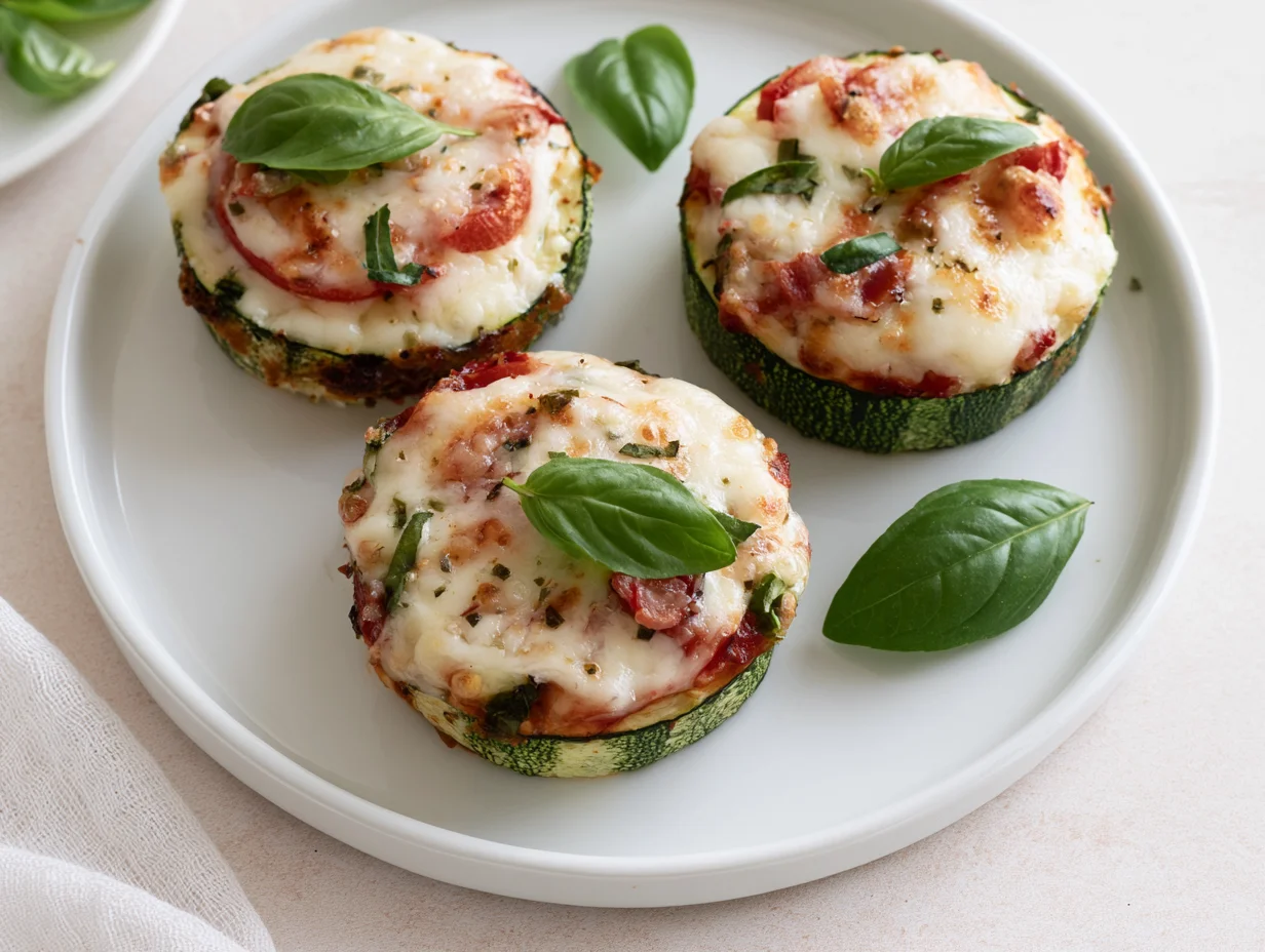 Low-Carb Zucchini Pizza Bites Recipe