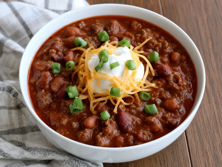 Quick & Easy Chili Recipe