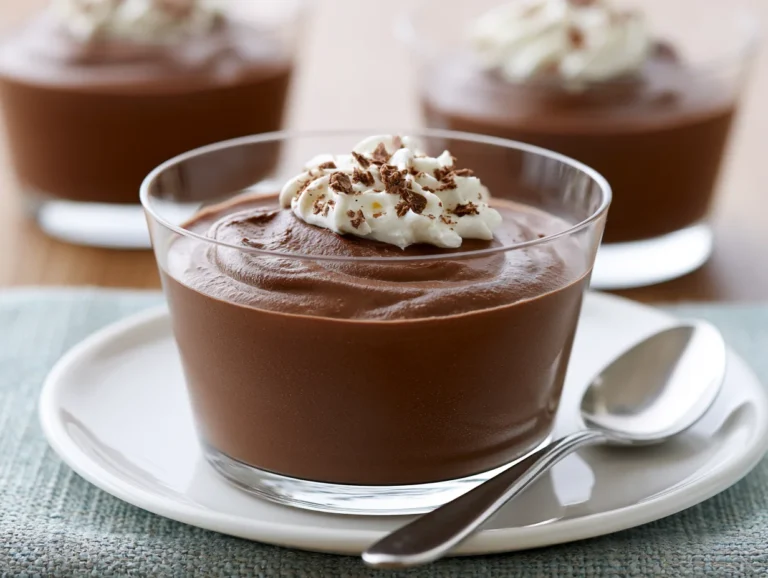 Silky Chocolate Pudding Recipe
