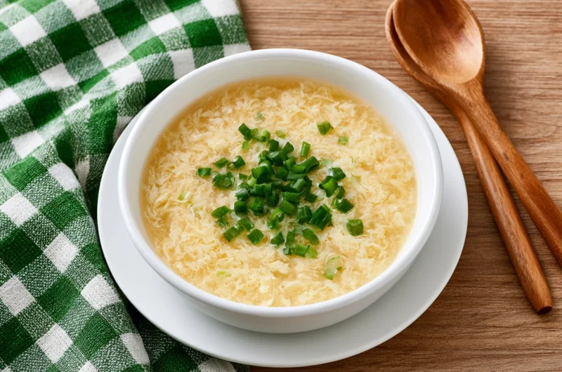 Silky Egg Drop Soup Recipe