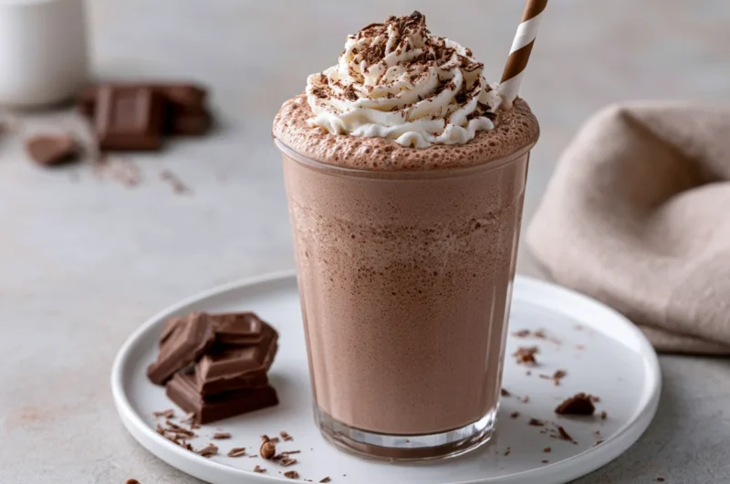 Thick Chocolate Milkshake Recipe
