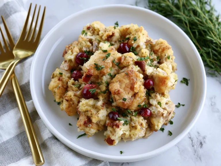 Turkey and Stuffing Casserole Recipe