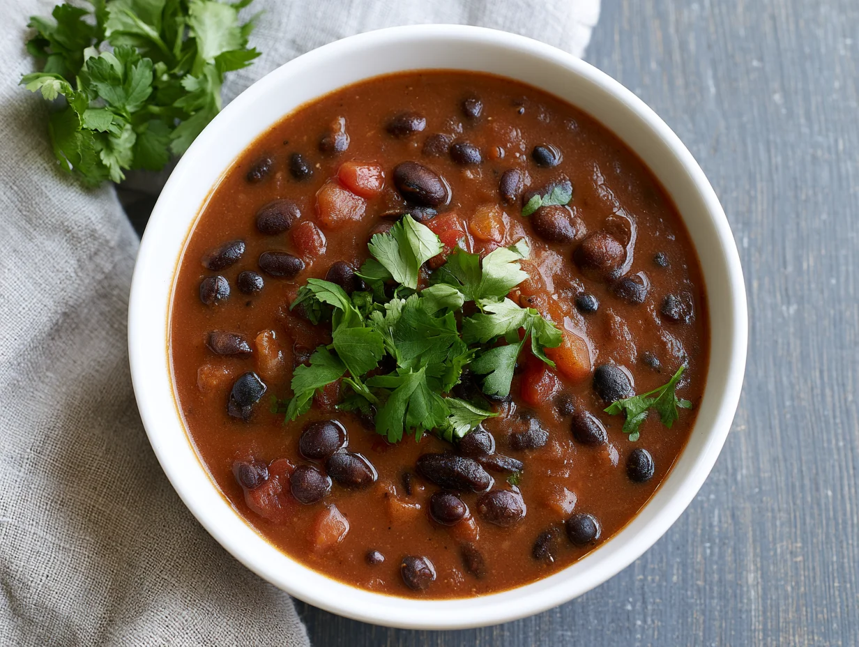Vegan Black Bean Soup Recipe