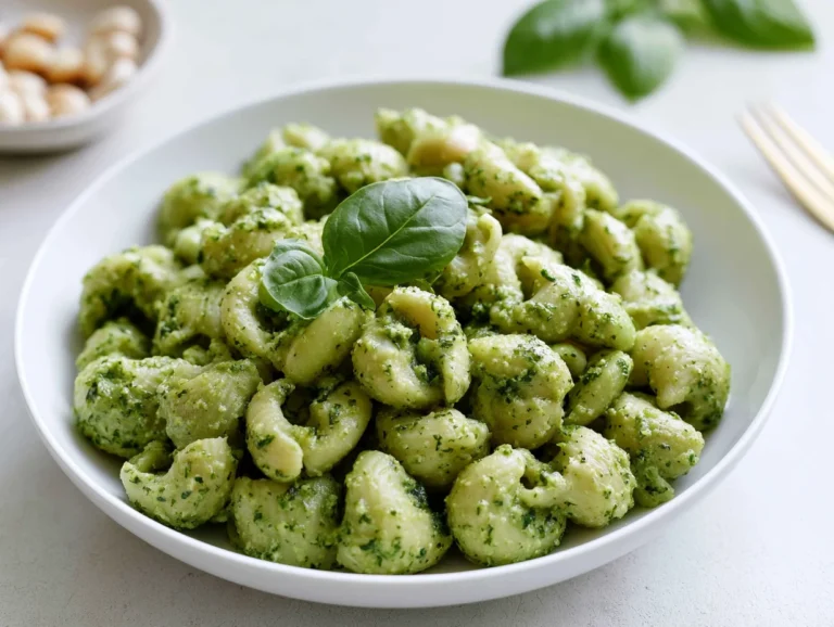 Vegan Pesto Pasta Recipe